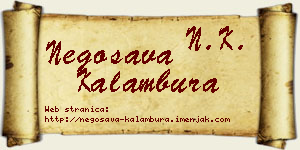 Negosava Kalambura vizit kartica